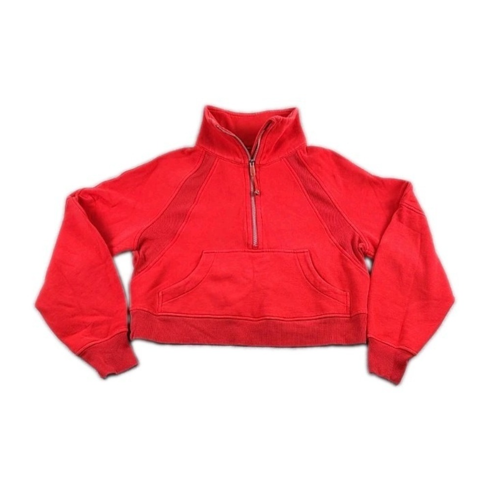 Lululemon Sweater Womens XS Scuba Oversized Funnel Neck 1/2 Zip Sweatshirt
